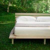 Yunagi Solid Hinoki Bed | ベッドフレーム