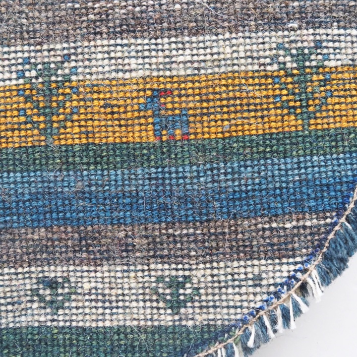 ギャッベ ギャベ 生命の樹 鹿 カラフル イラン シラーズ カシュガイ 草木染め 手紡ぎ 手織り 絨毯 ラグ 敷物 ミニギャッベ 座布団 チェア ソファ インテリア雑貨 ギャッベ京都 ダイニングチェア クッション 北欧 京都 亀屋寝装センター