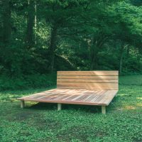 Yunagi Solid Sugi Bed | ベッドフレーム