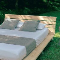 Yunagi Solid Sugi Bed | ベッドフレーム