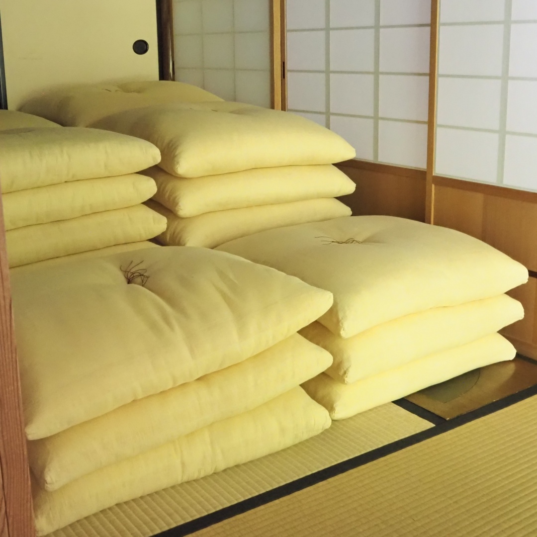 座布団 布団 瓢亭 旅館 料亭 ホテル リース 京都