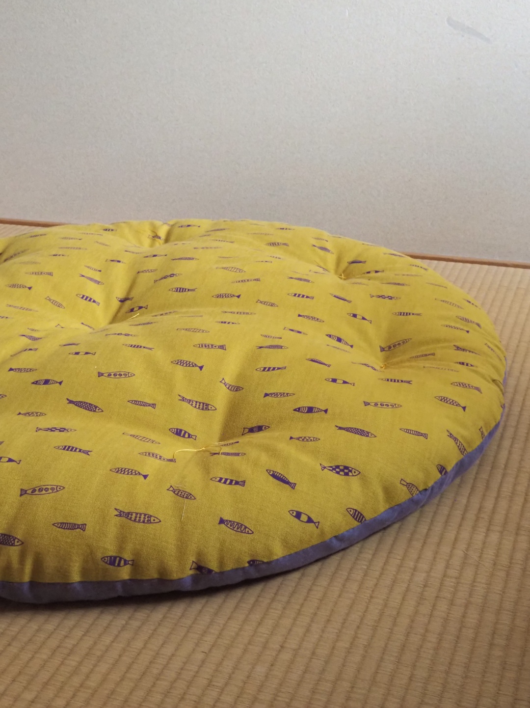 円形座布団 丸座布団 座布団 100cm座布団 特注座布団 オーダー座布団 職人手づくり 京都