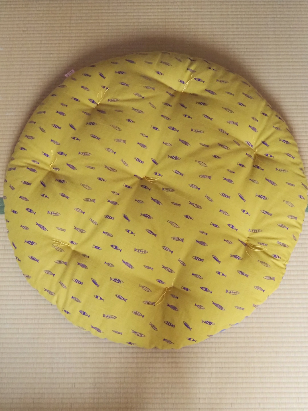 円形座布団 丸座布団 座布団 100cm座布団 特注座布団 オーダー座布団 職人手づくり 京都