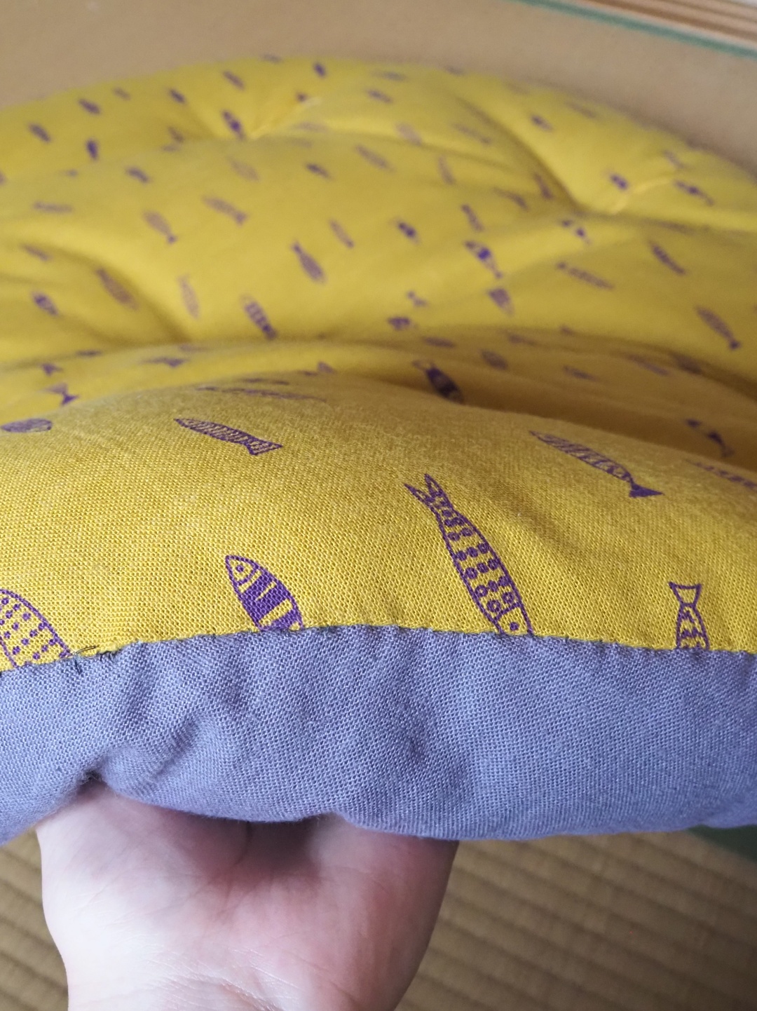 円形座布団 丸座布団 座布団 100cm座布団 特注座布団 オーダー座布団 職人手づくり 京都