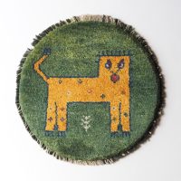 ギャッベ ギャベ ライオン ギャッベ イラン シラーズ ペルシャ カシュガイ 草木染め 手紡ぎ 手織り 絨毯 ラグ 敷物 ミニギャッベ 座布団 チェア ソファ インテリア雑貨 マツコの知らない世界 ギャッベ京都 ダイニングチェア クッション 北欧 京都 亀屋寝装センター